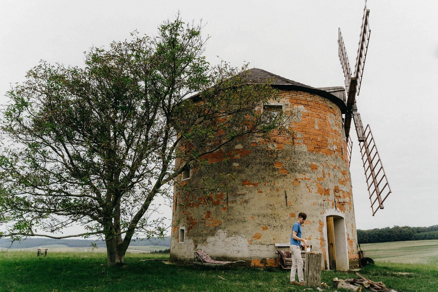 Svatba větrný mlýn Kunkovice - foto 1