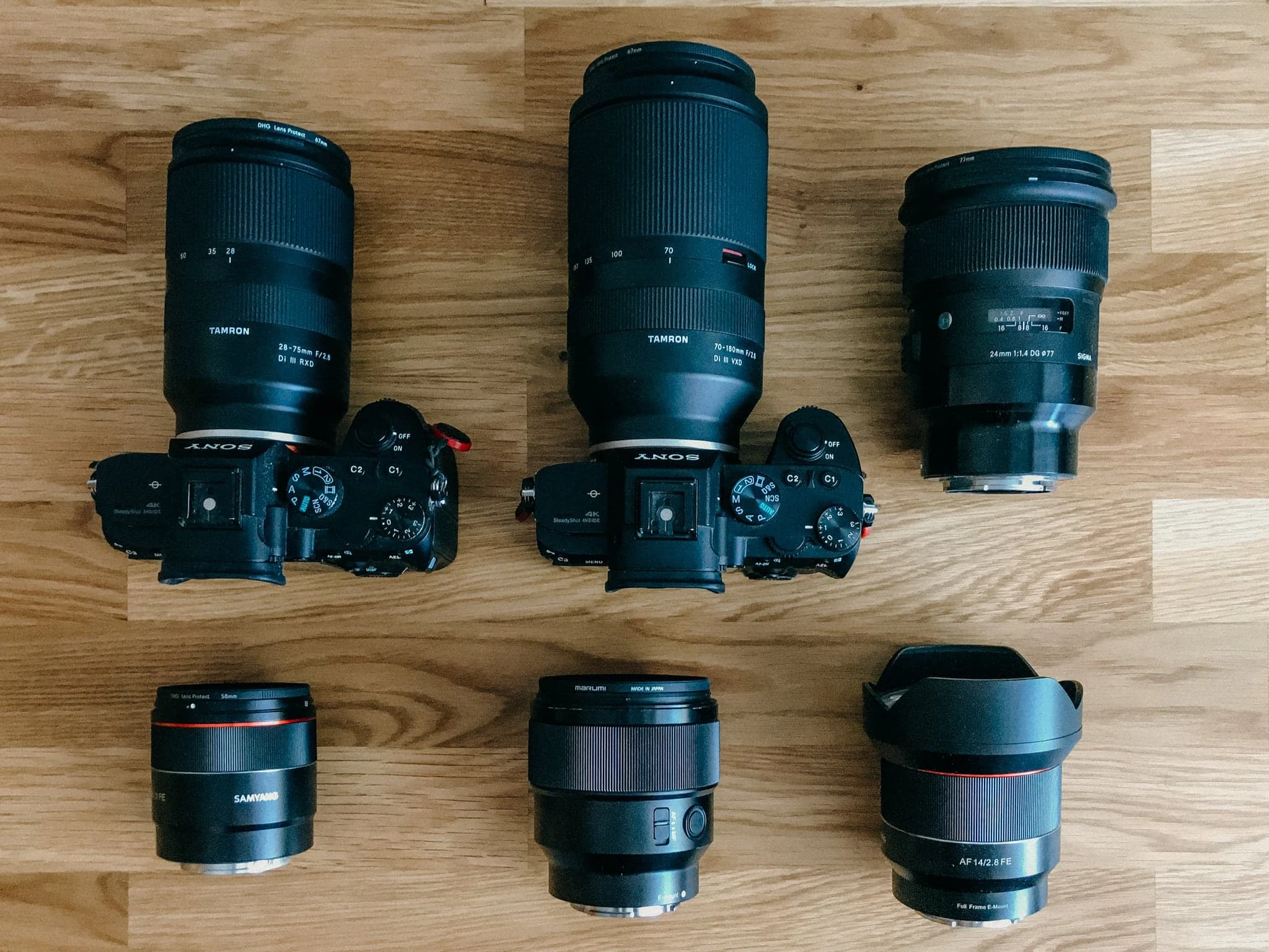 Sony a7iii v rukou svatebního fotografa