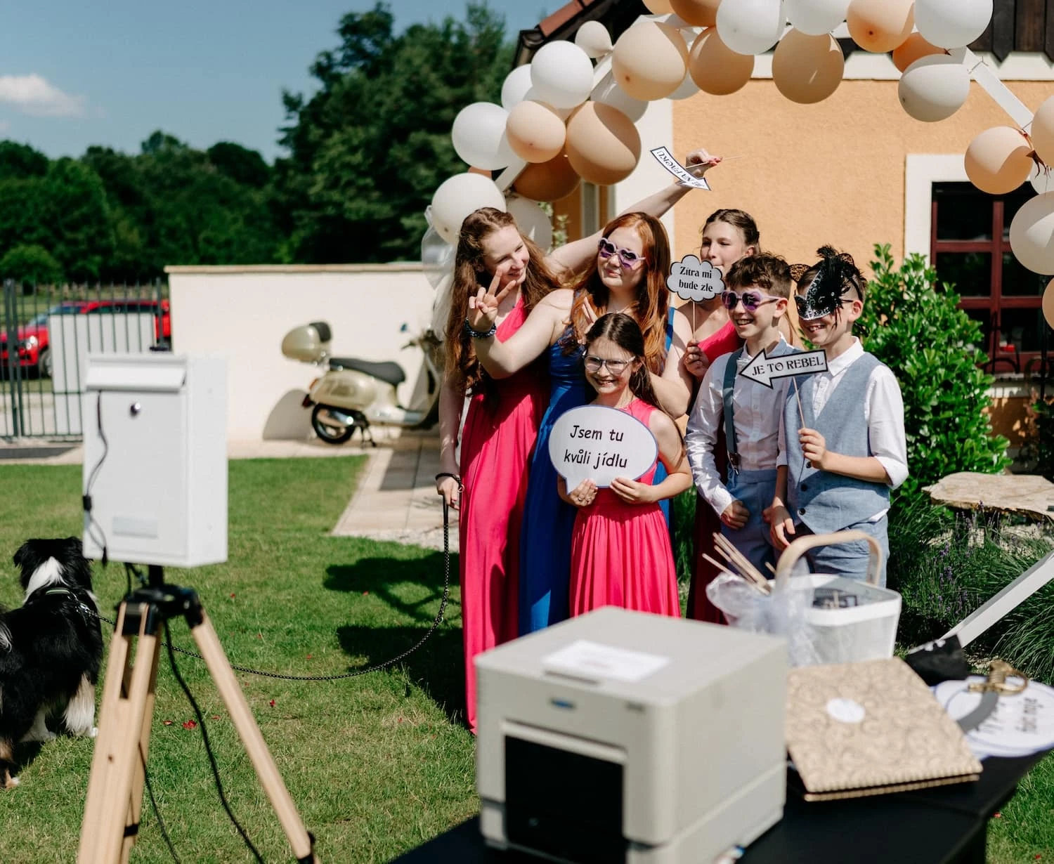 Fotobudka na svatbě