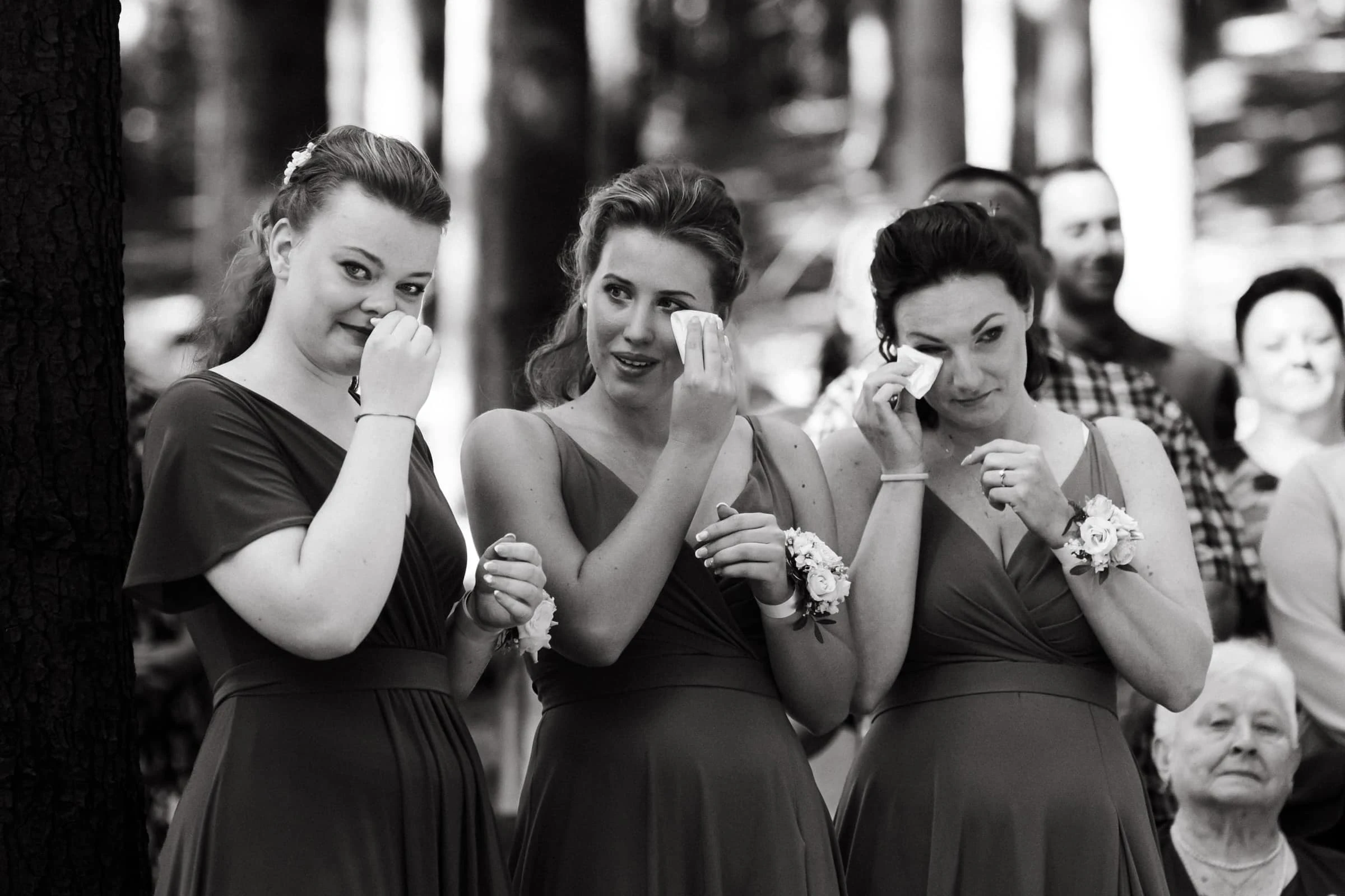 Emotivní okamžik při předávání prstýnků