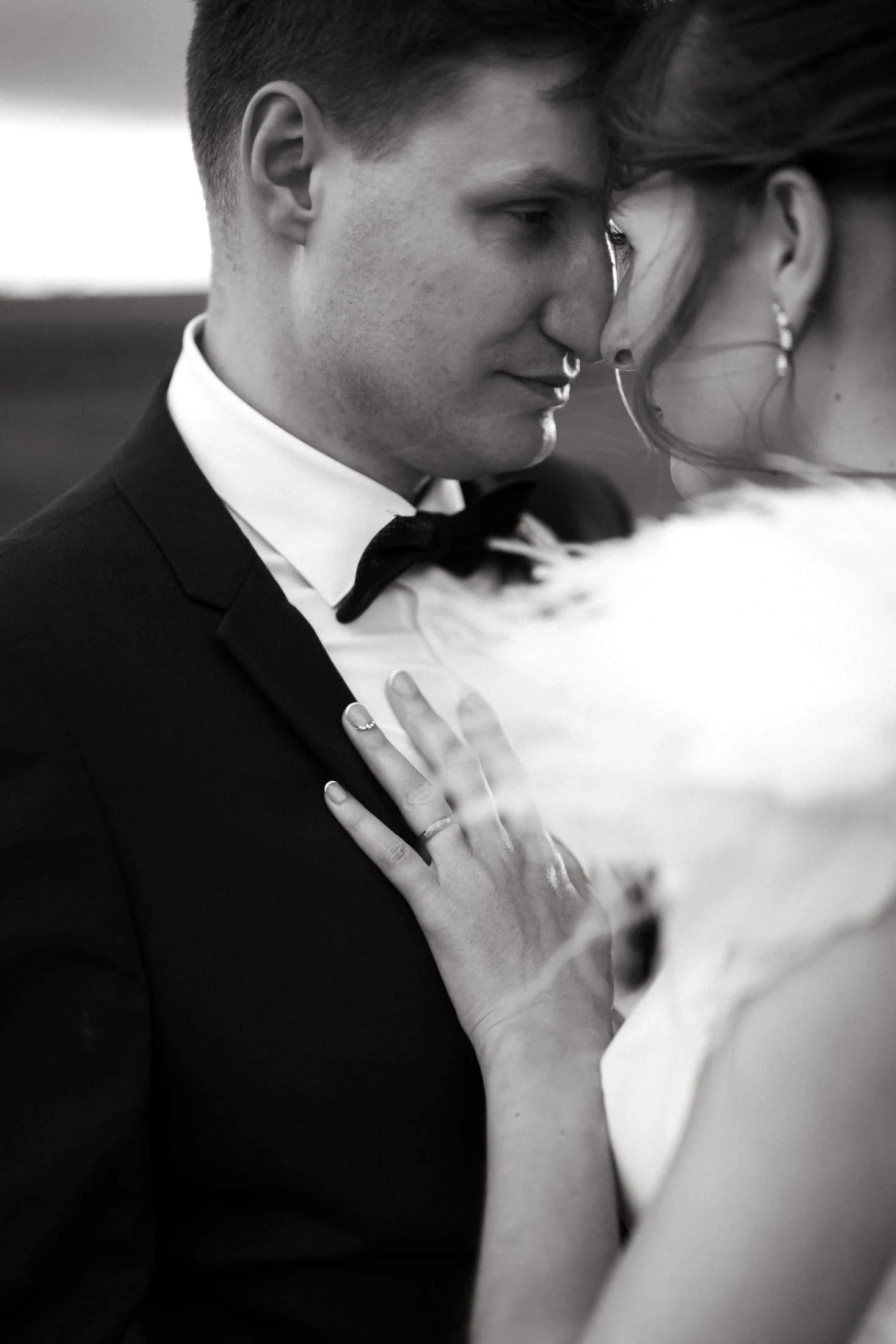 Emotivní svatební okamžik