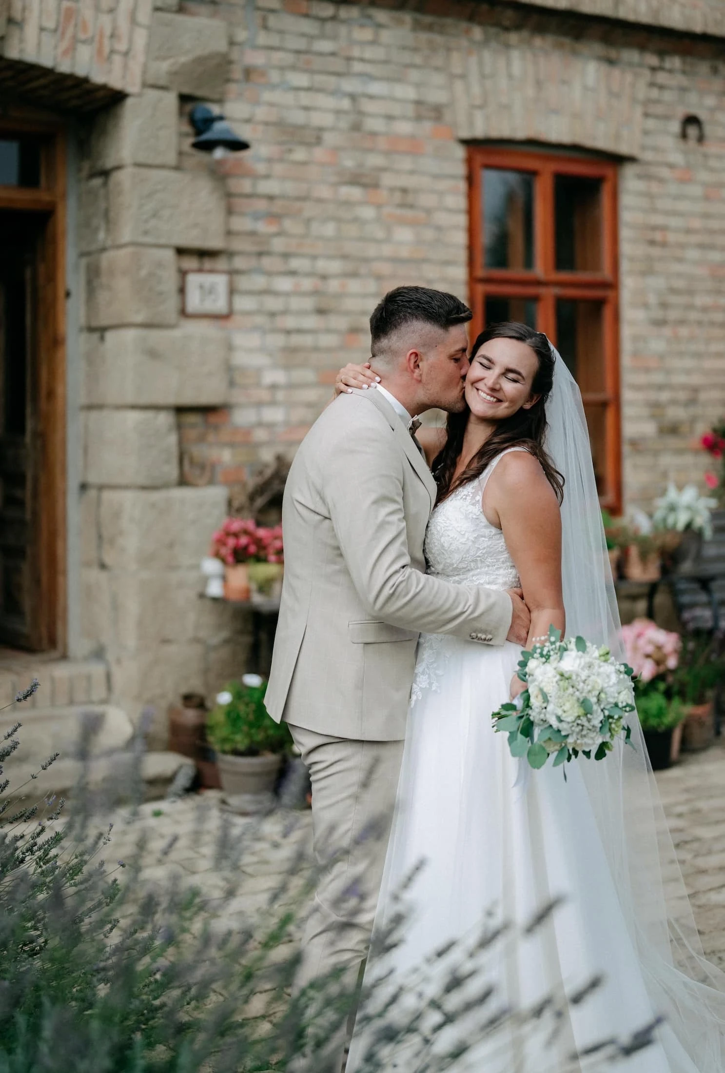 Svatební fotografie v přírodě